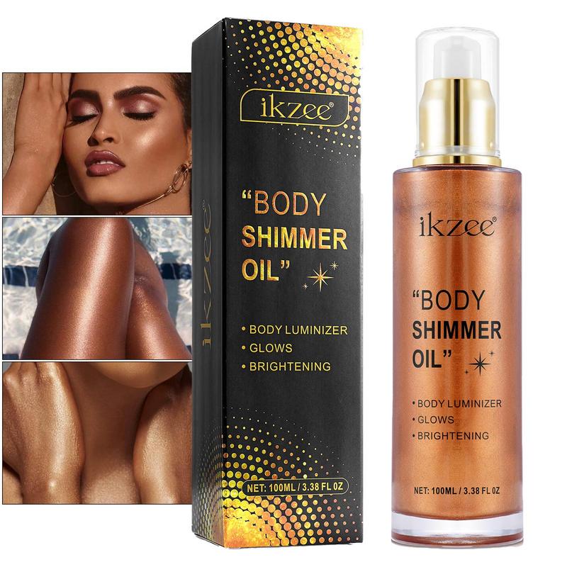 Body Shimmer Lotion - โลชั่นน้ำมันสำหรับทุกสภาพผิวแวววาวเครื่องสำอางคอนทัวร์สาวผิวเปล่งประกายน้ำมันเรืองแสงสำหรับงานคาร์นิวัล
