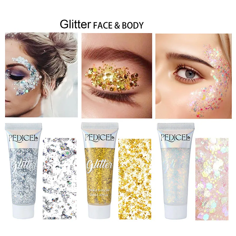 Body Shimmer Lotion - เจลครีมกลิตเตอร์สำหรับหน้า อายแชโดว์ประกายมุก ชิมเมอร์ ผงสีประกาย สำหรับผิวหน้า ตัว