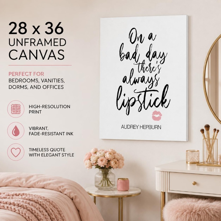 ในวันที่ไม่ดี ยังมีลิปสติกเสมอ - Makeup Is Beauty Quotes บทวิจารณ์และราคา