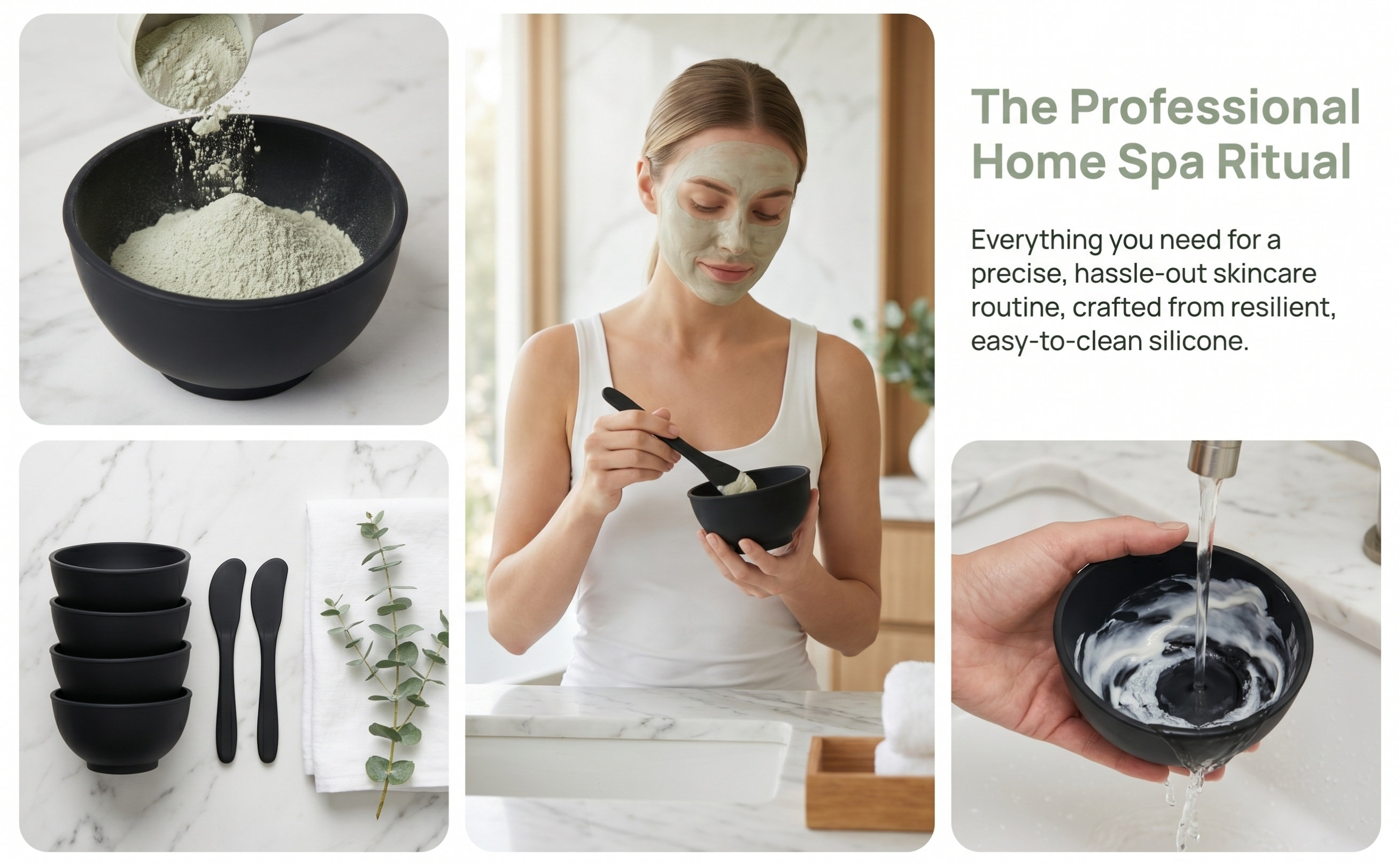 ชุดอุปกรณ์ผสมมาสก์หน้า 1 ชุด พ - Beauty Makeup Tools บทวิจารณ์และราคา
