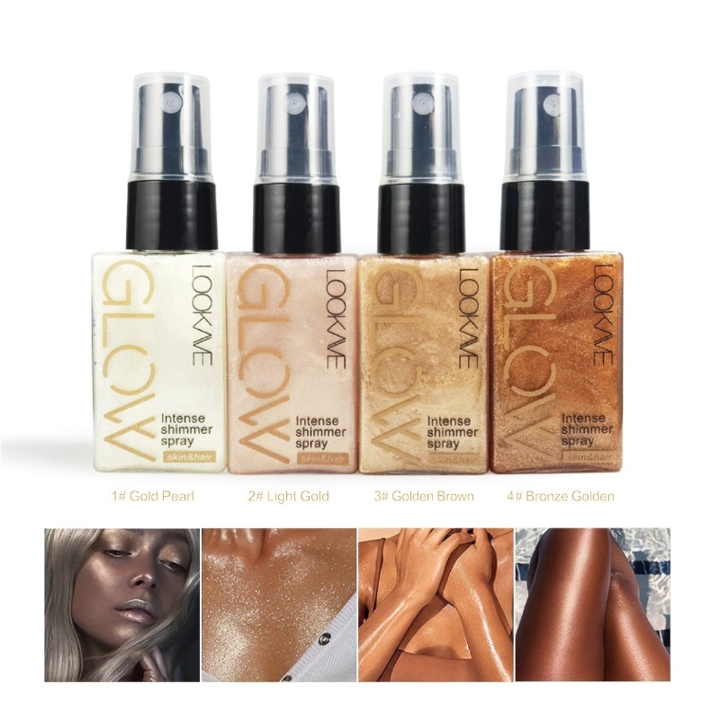 สเปรย์น้ำมันชิมเมอร์กันน้ำ ติด - Body Shimmer Lotion บทวิจารณ์และราคา