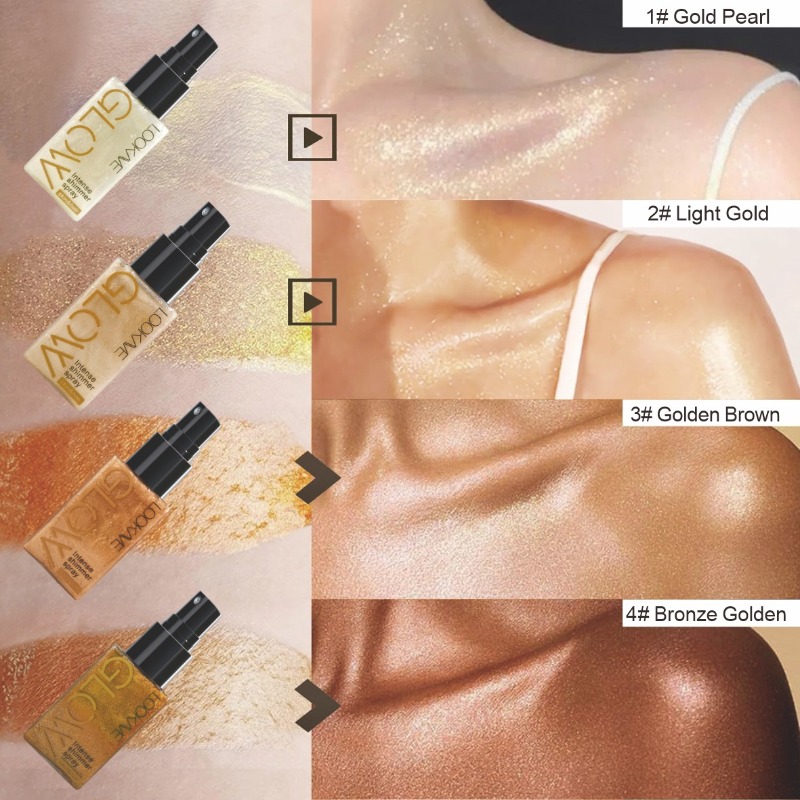 สเปรย์น้ำมันชิมเมอร์กันน้ำ ติด - Body Shimmer Lotion บทวิจารณ์และราคา