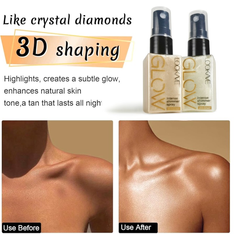 สเปรย์น้ำมันชิมเมอร์กันน้ำ ติด - Body Shimmer Lotion บทวิจารณ์และราคา