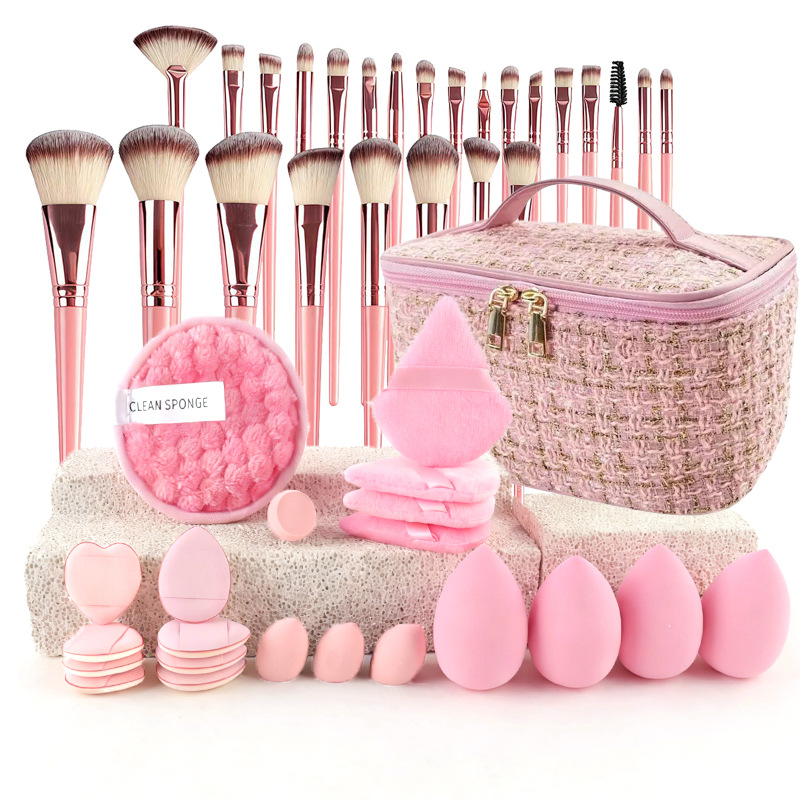 ชุดแปรงแต่งหน้าสไตล์หรูหรา ชุด - Beauty Makeup Tools บทวิจารณ์และราคา