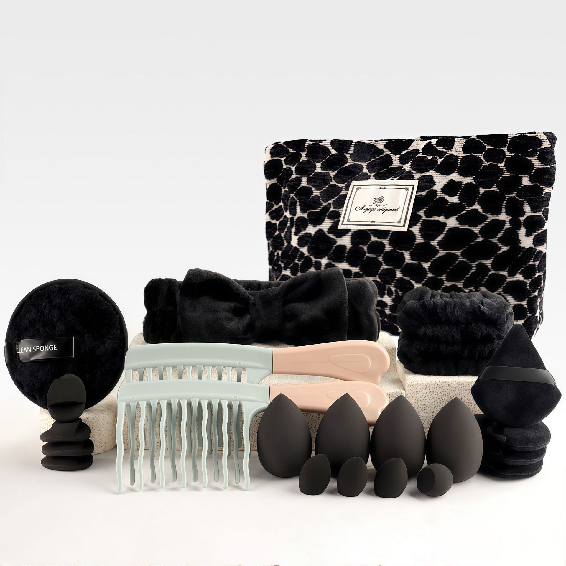 ชุดแปรงแต่งหน้าสไตล์หรูหรา ชุด - Beauty Makeup Tools บทวิจารณ์และราคา
