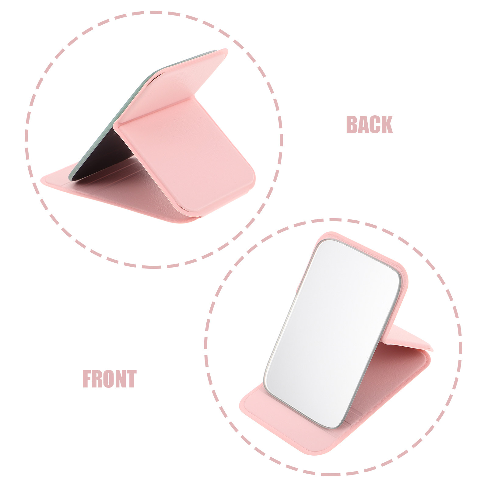 กระจกพกพาแบบพับได้ กระจกแต่งหน - Beauty Makeup Hd บทวิจารณ์และราคา