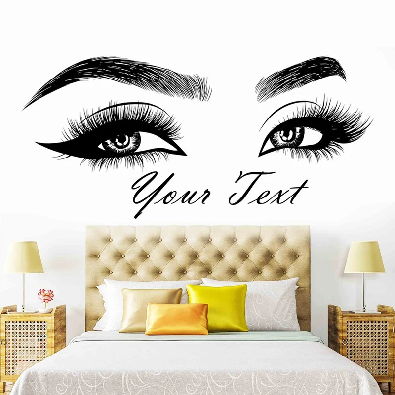 ขนตาคิ้วสติกเกอร์ไวนิล Beauty  - Makeup Is Beauty Quotes บทวิจารณ์และราคา