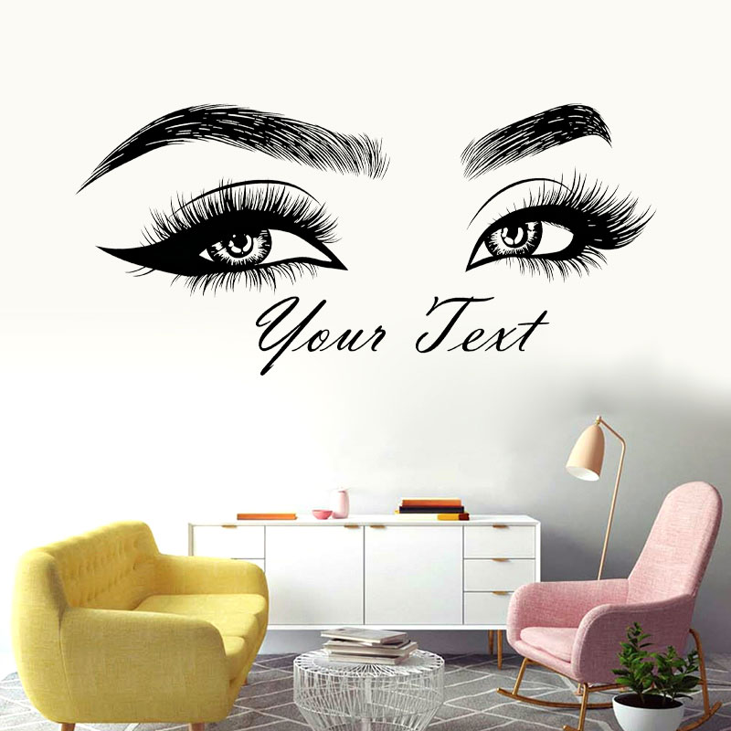 ขนตาคิ้วสติกเกอร์ไวนิล Beauty  - Makeup Is Beauty Quotes บทวิจารณ์และราคา