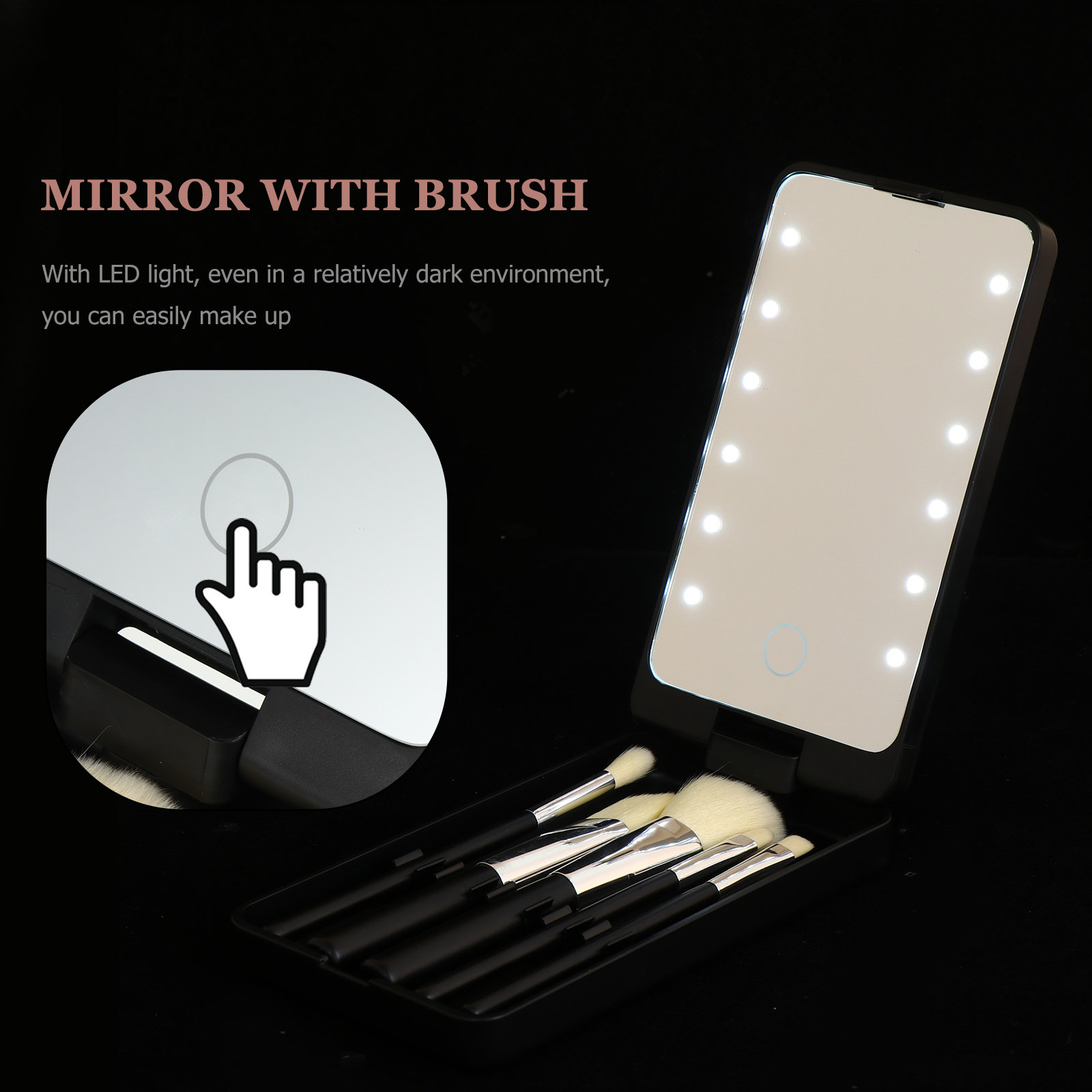 ชุดกระจกแต่งหน้า LED 5 ชิ้น แบ - Beauty Makeup Hd บทวิจารณ์และราคา