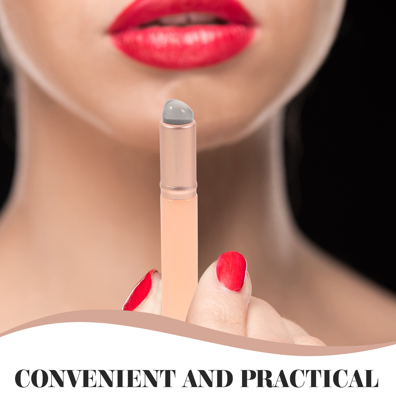 แปรงทาลิปสติกซิลิโคน 2 ชิ้น แป - Beauty Makeup Tools บทวิจารณ์และราคา