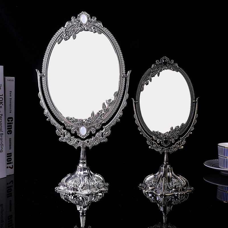 Vintage โลหะคู่แต่งหน้ากระจก H - Beauty Makeup Hd บทวิจารณ์และราคา