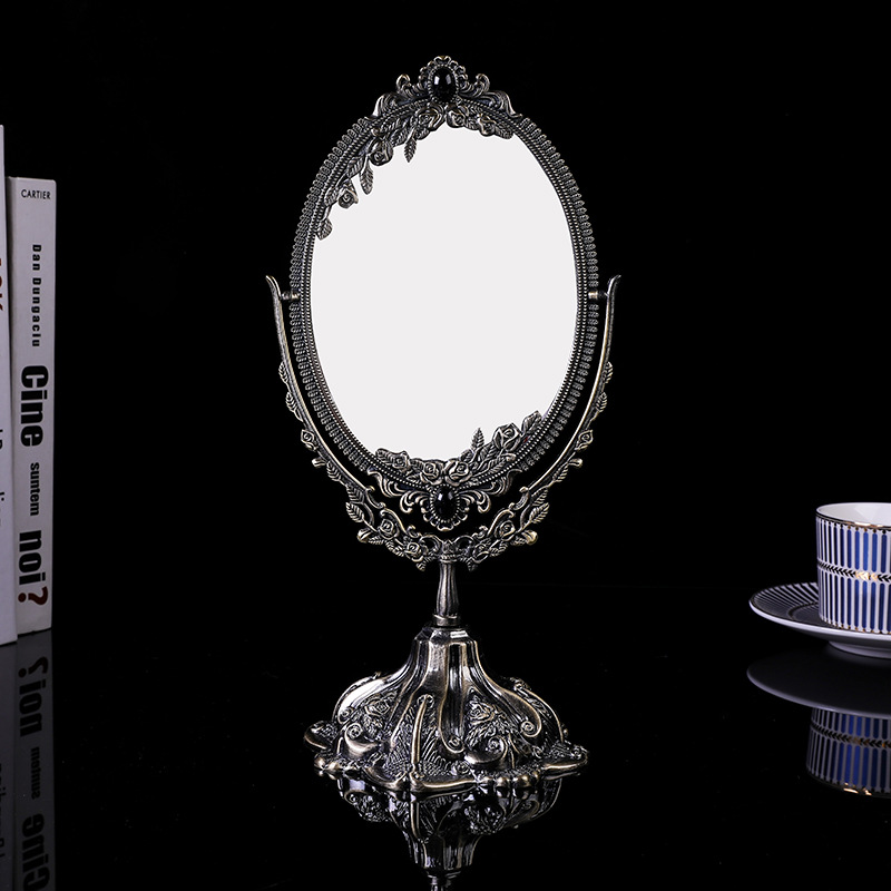 Vintage โลหะคู่แต่งหน้ากระจก H - Beauty Makeup Hd บทวิจารณ์และราคา